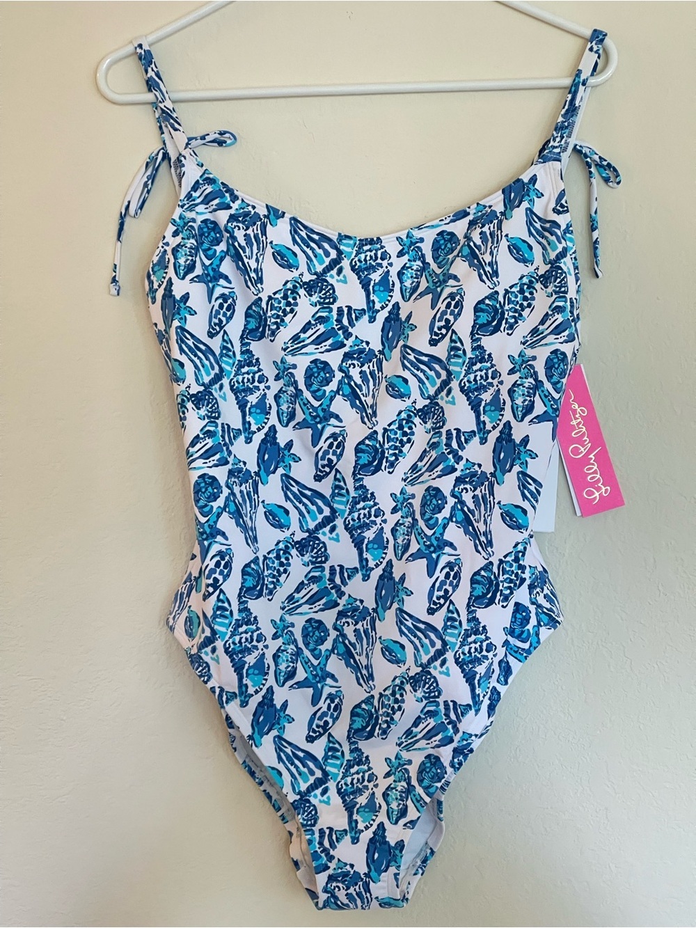 Lilly Pulitzer Lima One Piece Swimsuit Shell Collector Size 12